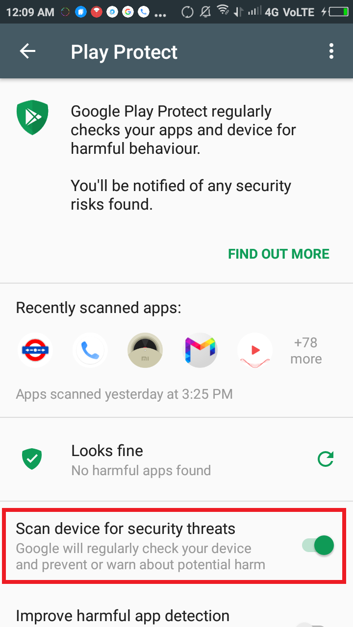 google play protect Rokaiya